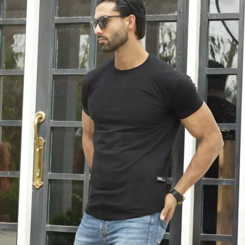 خرید تیشرت مردانه ساده مشکی